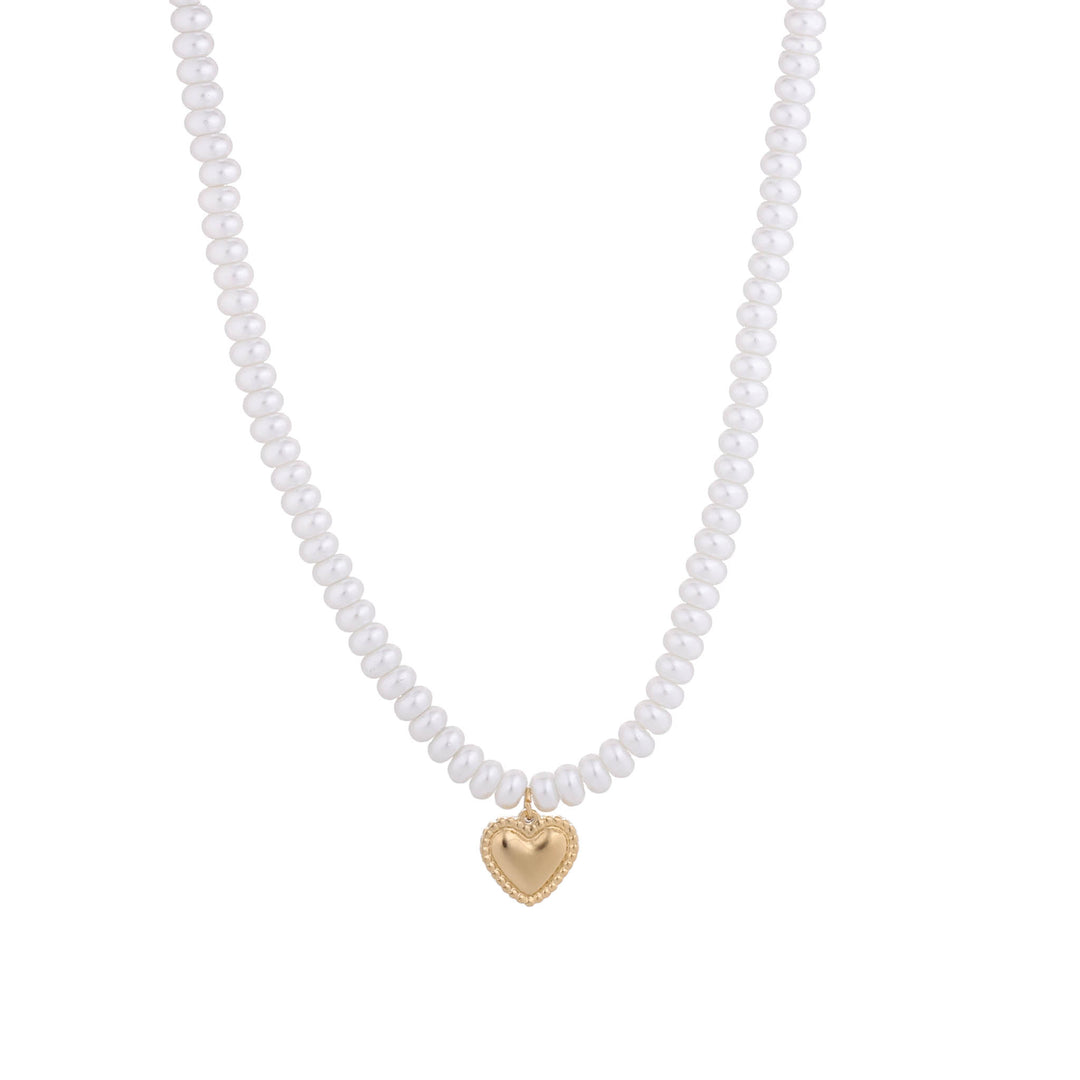 Pearl Whisper Heart Necklace