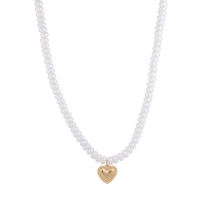 Pearl Whisper Heart Necklace