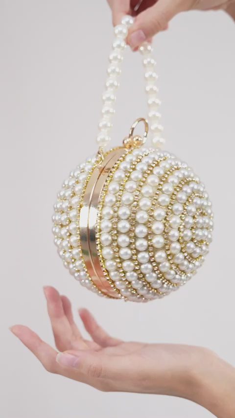Pearl Bloom Clutch