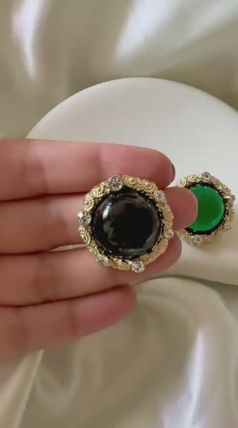 Regal Emerald Studs