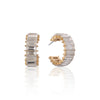 Crystal Column Hoops