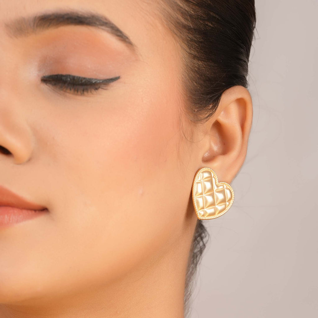 Heart Pop Studs