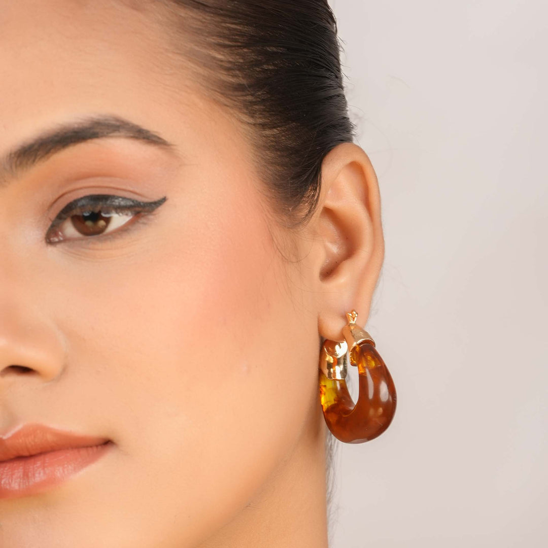 Honey Swirl Hoops