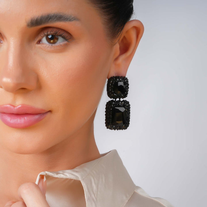 Midnight Drop Earrings