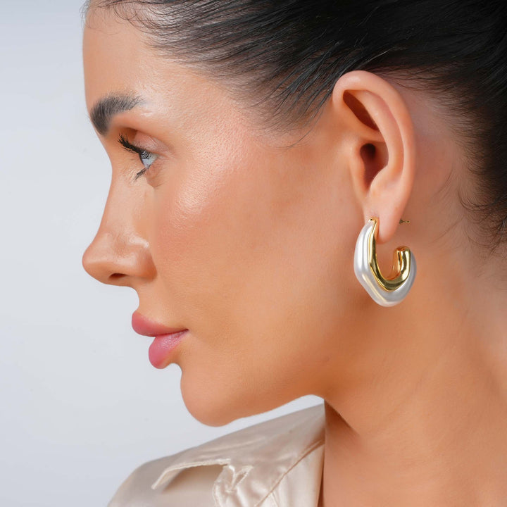 Moon Shell Hoops
