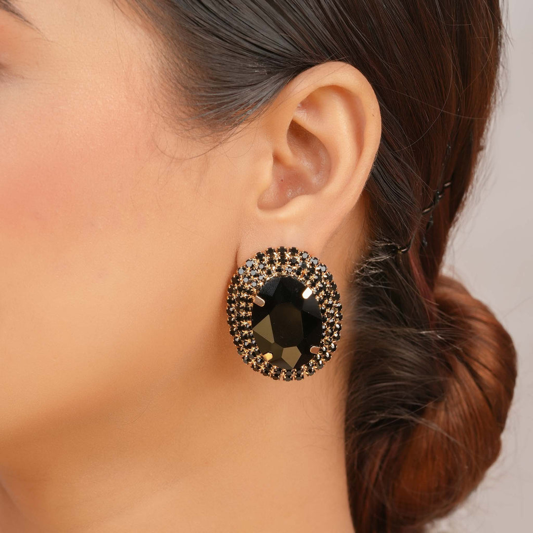 Noir Bloom Earrings