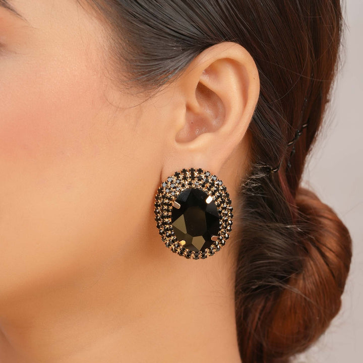 Noir Bloom Earrings