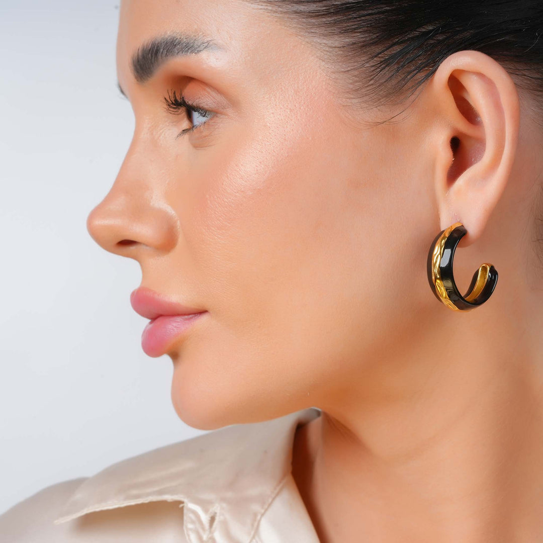 Obsidian Curve Hoops