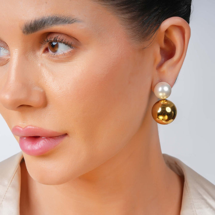 Pearl Drop Pop Earrings