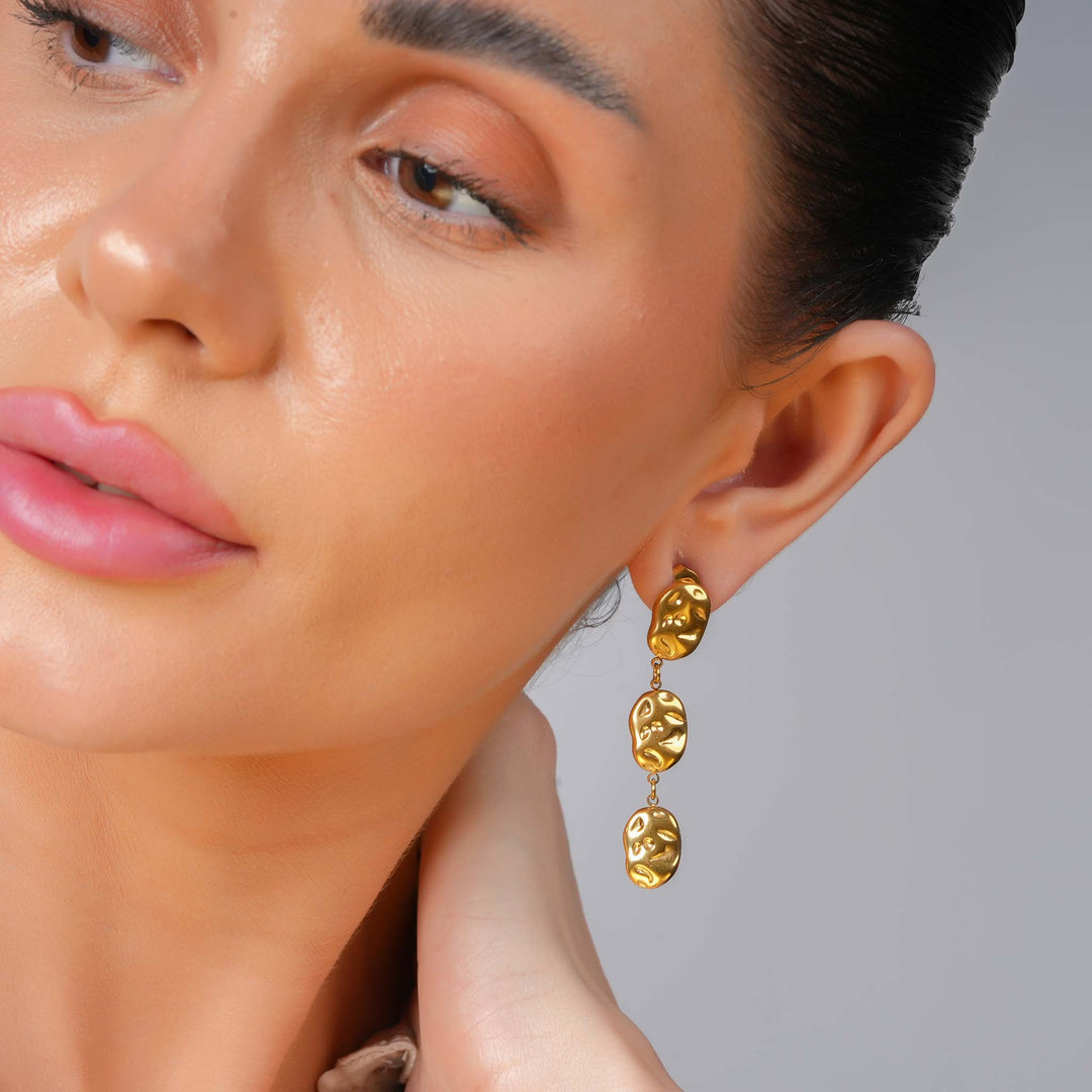 Solar Melt Drop Earrings
