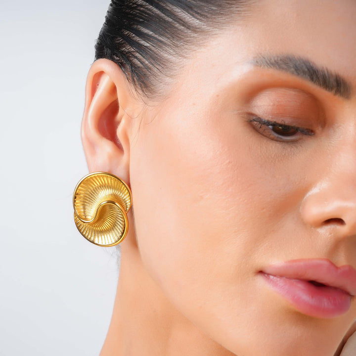 Sun Twirl Studs