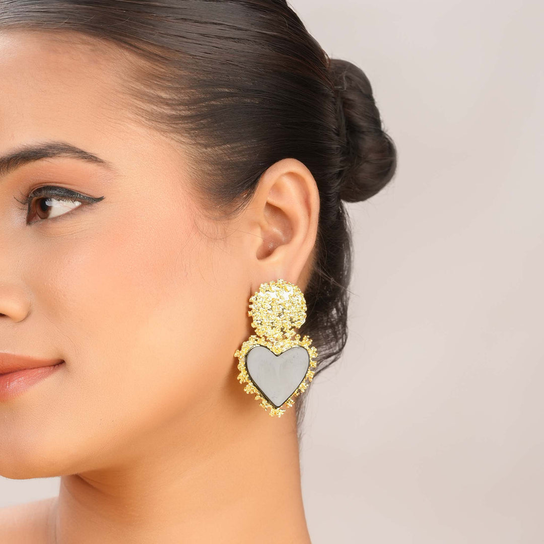 The Midnight Heart Earrings