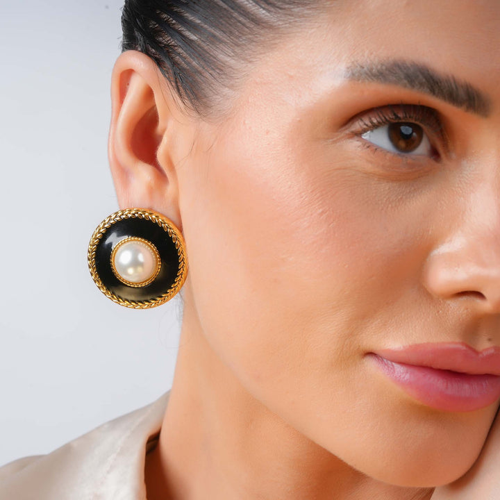 Vintage Pearl Studs