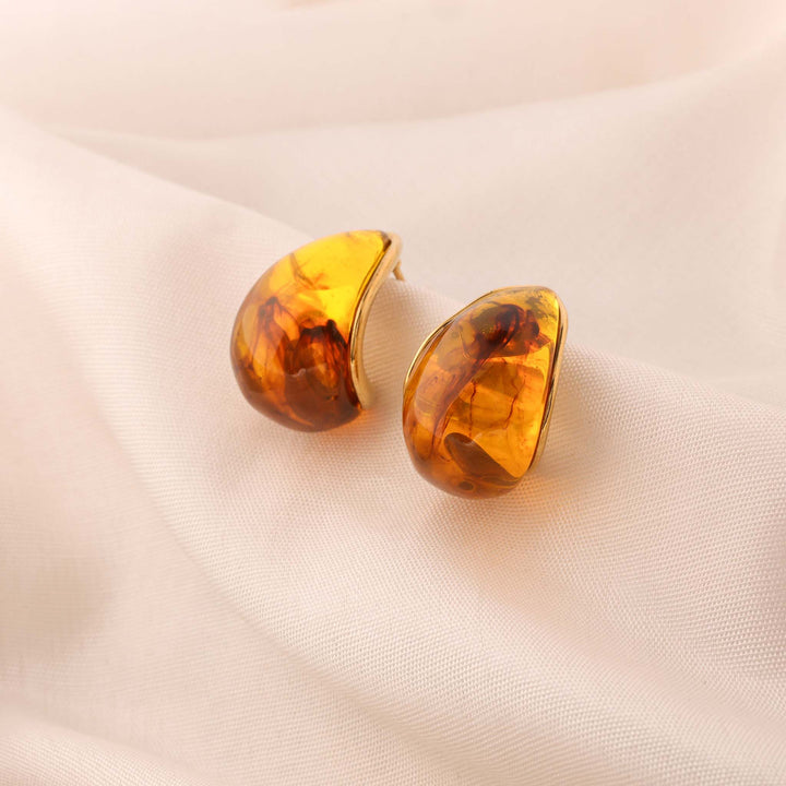Retro Resin Earrings