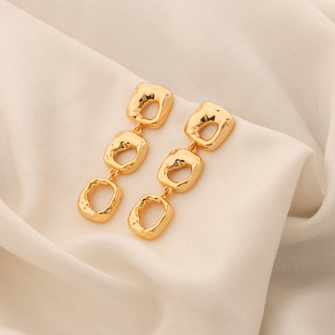 Sculpted Shine Danglers