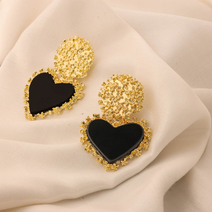 The Midnight Heart Earrings