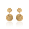 Twin Sun Textured earrings